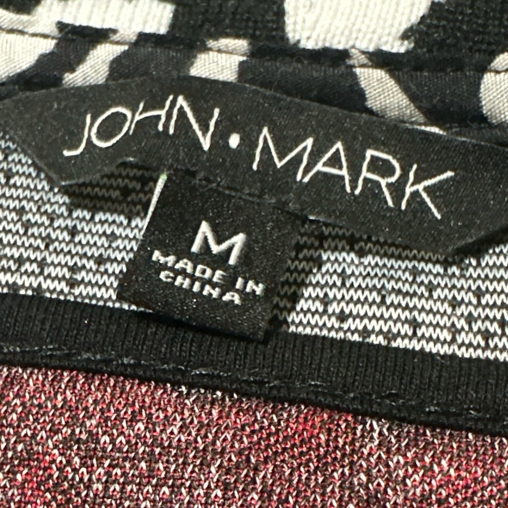 John Mark Women’s M Open Kimono Cardigan Animal Print Patchwork Embroidered Boho - Picture 9 of 12